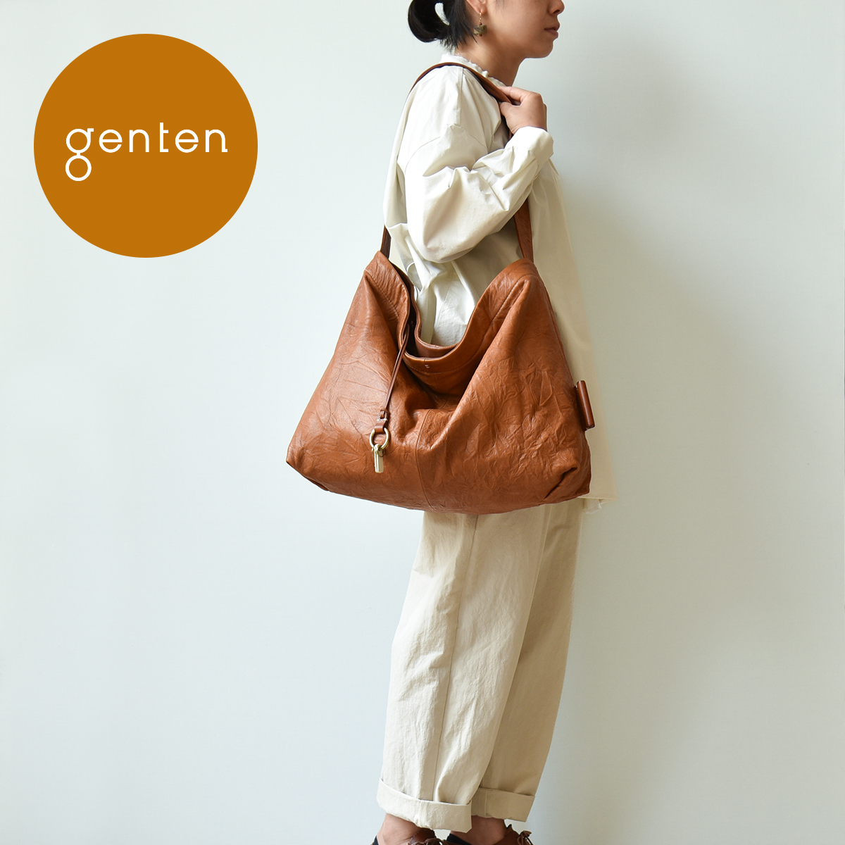 楽天市場】【ゲンテン公式】 genten 43777 ゲンテン ルッソ 2wayバッグ