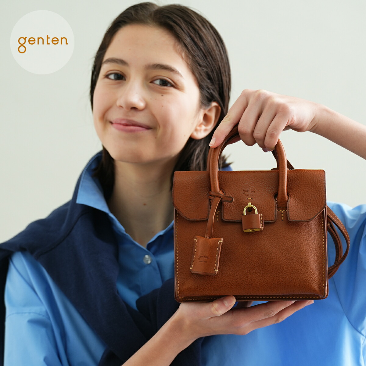 【楽天市場】【ゲンテン公式】 genten 42865 ゲンテン ミネルヴァ 2way ミニバッグ 本革ミニバッグ トラディショナル
