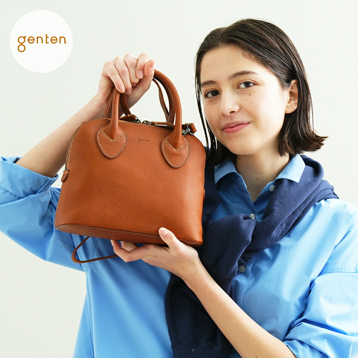 【楽天市場】【ゲンテン公式】 genten 44025 ゲンテン ミネルヴァ ミニボストンレザーバッグ レディース 大人 エレガント 本革