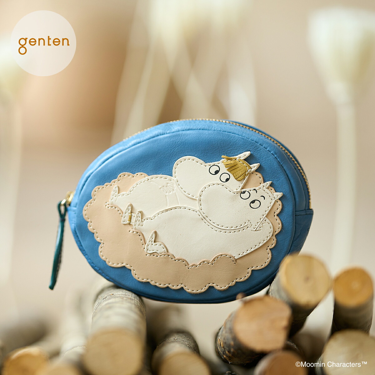 新品未使用】genten ニョロニョロ ペンケース ムーミン 限定 ゲンテン