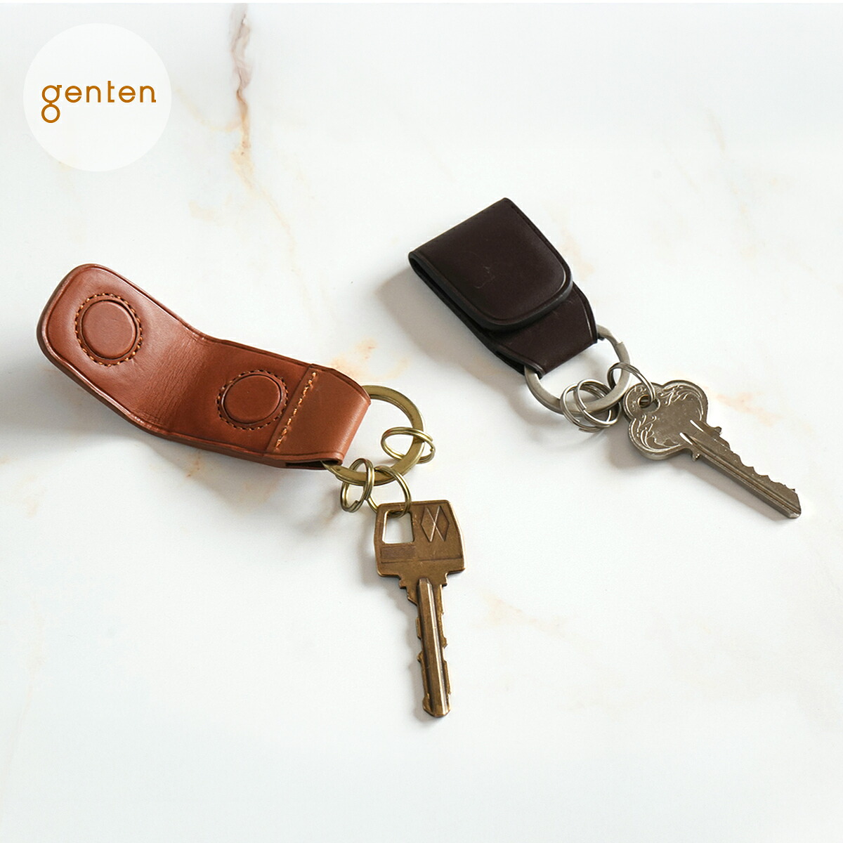 【遺伝因子拾堅苦しさ】 genten 44953 遺伝因子拾 パルマ 磁石付き添い人 キーホルダー新作★金入れ 本革 磁石ゼムクリップ 磁石 挟む キーホルダー ベビーカーフ イタリアンなめし革