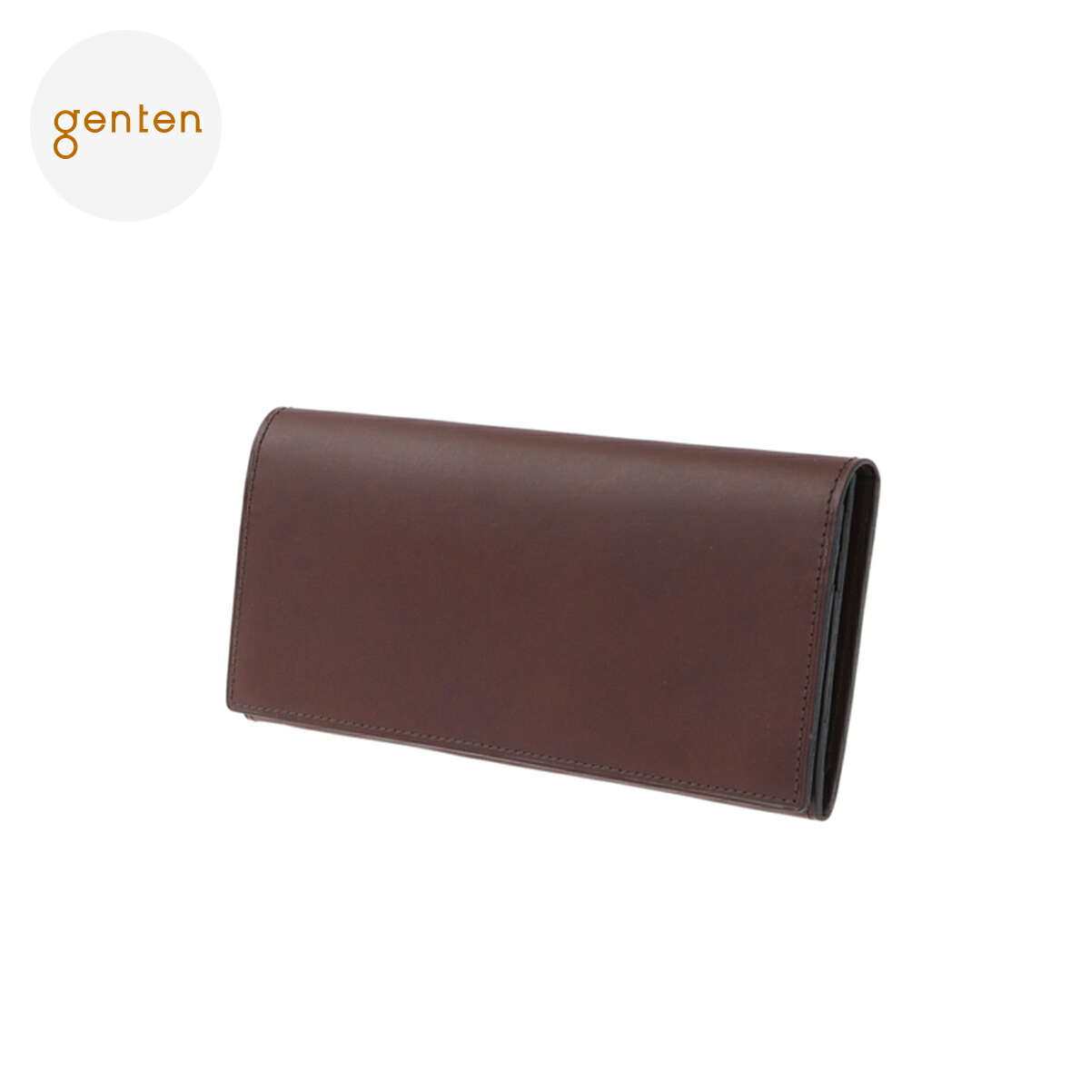 【遺伝因子拾堅苦しさ】 genten 43325 遺伝因子拾 スマートウォレット 長金入れ 金入れ 長金入れ 本革 分かりやすい 最低限度 金入れ 薄型 なめし革