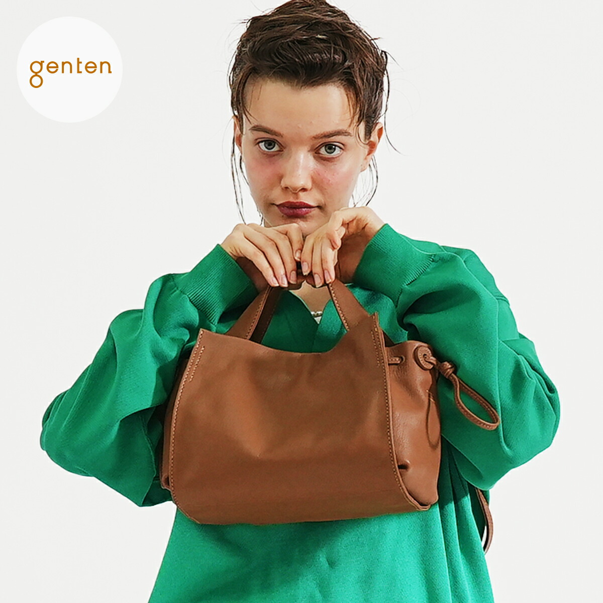 【楽天市場】【ゲンテン公式】 genten 44761 ゲンテン ソーロフィーネ 2WAYボストンバッグ 新作★本革ボストンバッグ 山羊革