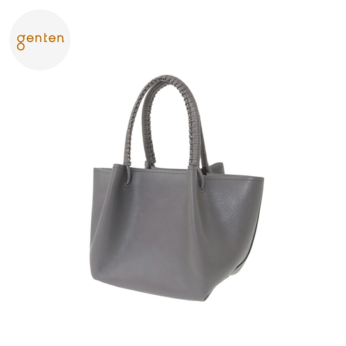 【ゲンテン公式】 genten 44901 ゲンテン ヴィーテ 小新作★本革 ミニトート トートバッグ ハンドバッグ 小さめ レディース 軽量 丈夫 山羊革 シンプル ゴートレザー インナーポーチ付き｜genten公式ショップ 34,320円