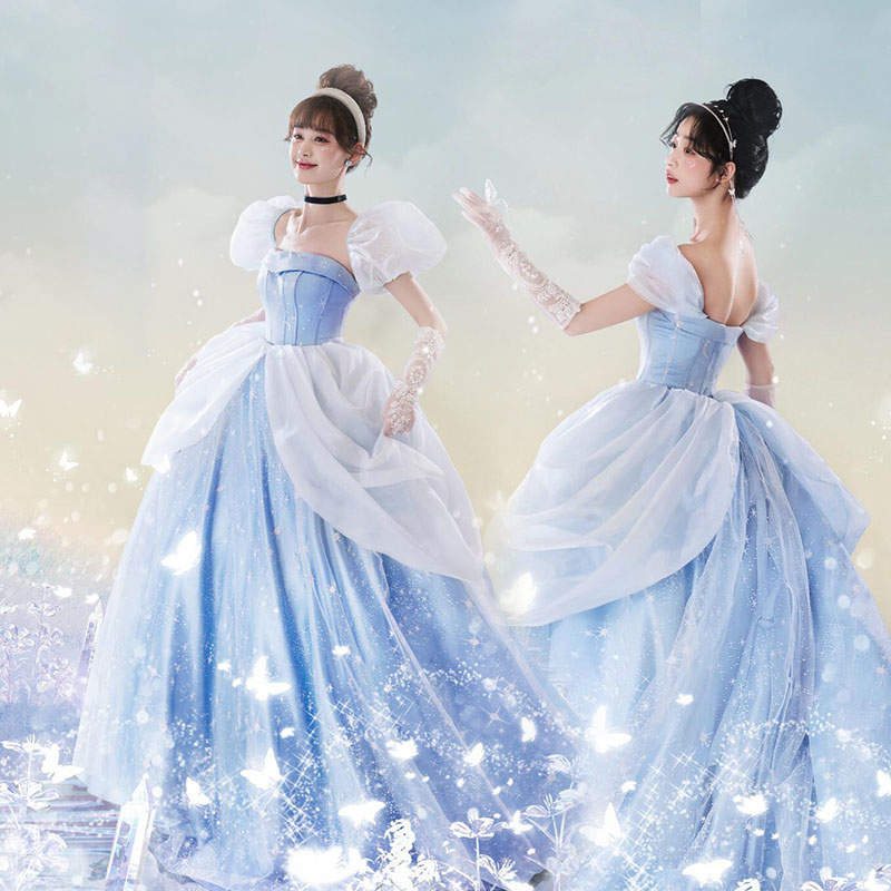 【百貨店SALE】御姫様 御召しもの ハロウィン コスプレ 色つや御召しもの 青味 成年者 レディース 成人女性 高校生 御召しもの 衣装 忘年会 クリスマス 寄りあい でき事 二次会 告げ知らせる会 洋琴 仮面舞踏会 御姫様 ロング 御召しもの 円光ウィーン 童話 文字記号 コス cospla