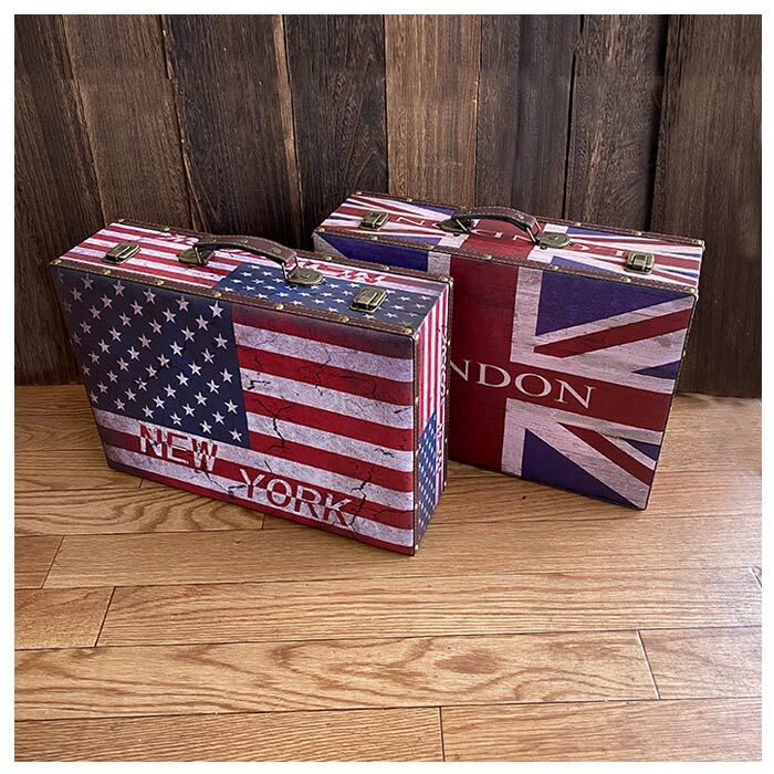 アメリカン　ヴィンテージ　家具　アメリカ国旗　星条旗　トランク　ボックス アメリカン ヴィンテージ 家具 アメリカ国旗 星条旗 トランク