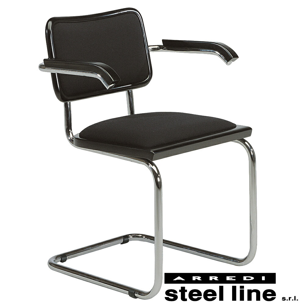 《100％MADE IN ITALY》 マルセル・ブロイヤー CESCA ARMCHAIR （チェスカアームチェア） スティールライン社DESIGN900