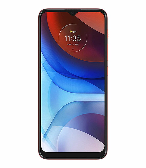 【中古】【楽になること引き受ける】 SIM無償性 moto e7 power[32G] 赤いこと