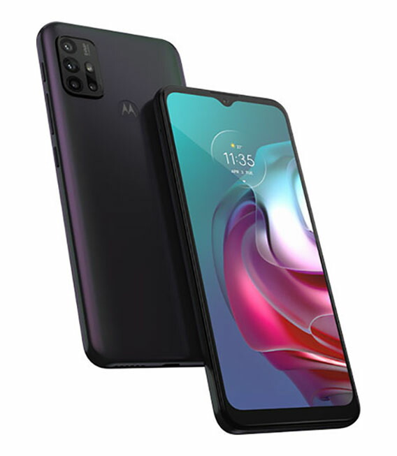 【中古】【安全性のある引き受ける】 SIM無償性 moto g30[128G] うす暗いパール