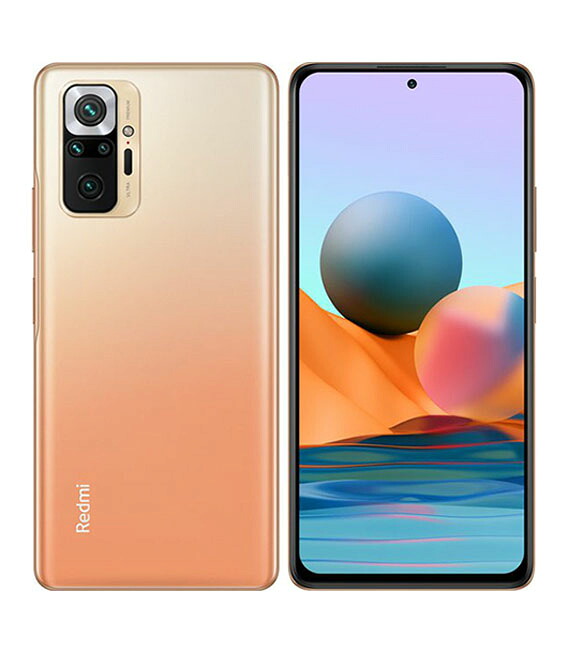 【中古】【楽になること引き請ける】 Xiaomi Redmi Note 10 Pro[128GB] SIM無償性 グラディエントブロンズ