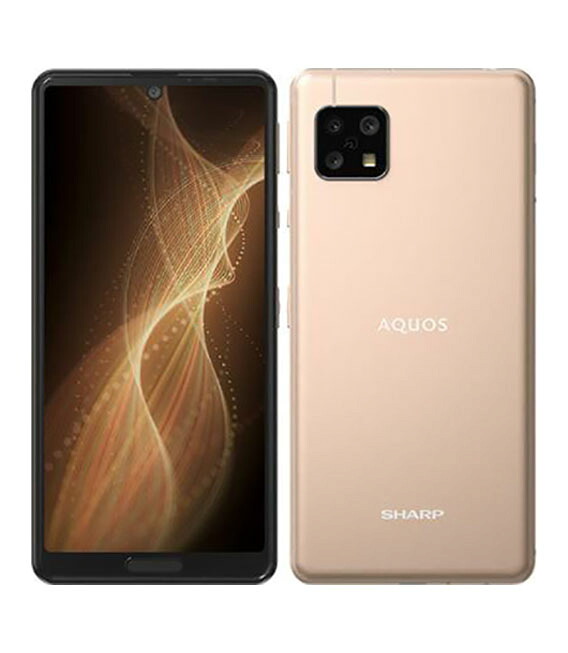 【中古】【安全性のある引き受ける】 AQUOS sense5G SH-M17[64GB] SIM無償性 ライトカッパー mineo版
