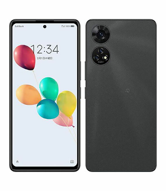 スマートフォン 128GB SIMロックなし箱付き ZTE あんしんファミリースマホ 128GB ZESCE2 SoftBank版SIM