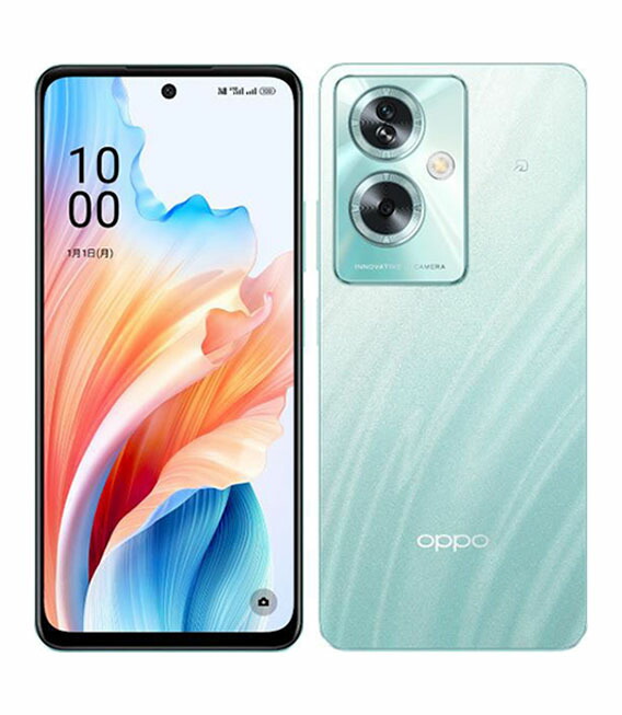【中古】【楽になること引き受ける】 OPPO A79 5G CPH2557[128GB] SIM無償性 グローグリーン
