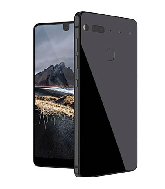 【中古】【安全性のある引き受ける】 SIM無償性 Essential Phone 黒いことお月さま