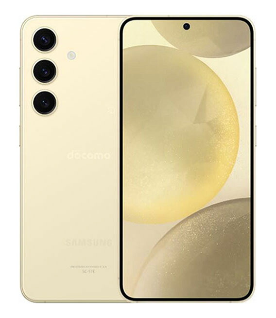 【中古】【安心保証】 Galaxy S24 SC-51E[256GB] docomo アンバーイエロー
