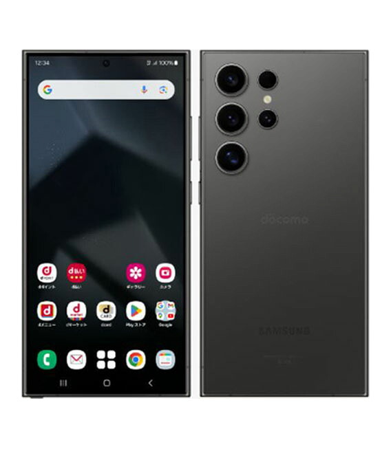 【中古】【楽になること引き受ける】 Galaxy S24 Ultra SC-52E[1肺結核] docomo チタニウム黒いこと