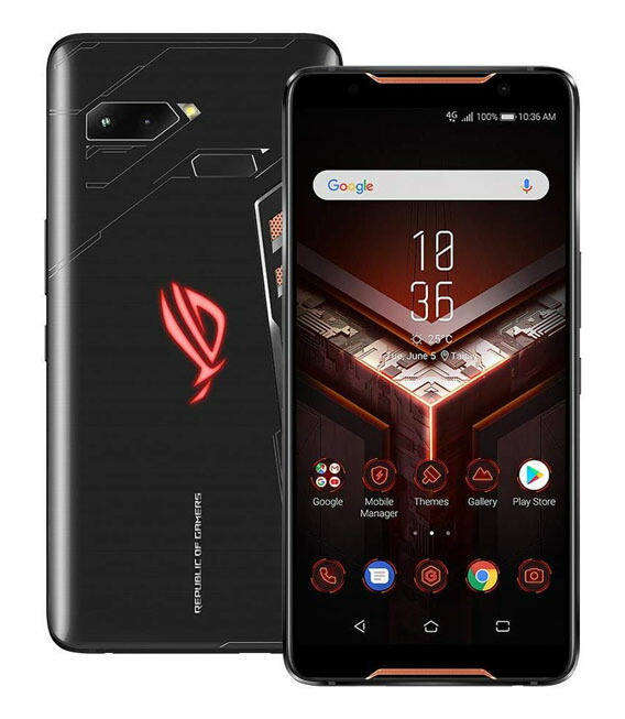 【中古】【安全性のある引き請ける】 ROG Phone ZS600KL-BK512S8[512GB] SIM無償性 黒いこと