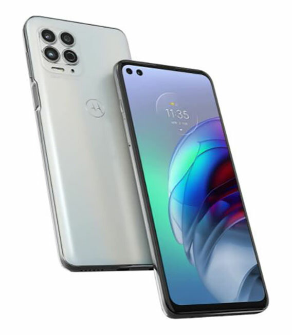 【中古】【楽になること引き受ける】 SIM無償性 moto g100[128GB] (5G) イリディセントスカイ