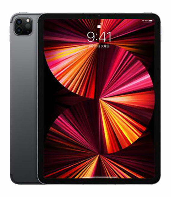 【中古】【安心保証】 iPad Pro 11インチ 第3世代[512GB] セルラー SIMフリー スペースグレイ｜ゲオモバイル