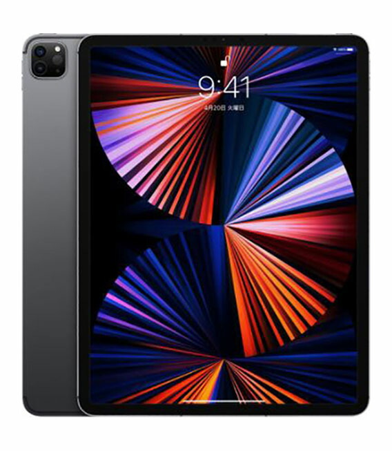 【中古】【楽になること引き受ける】 iPad Pro 12.9in 第5時人[256GB] セルラー au 空白文字薄墨色