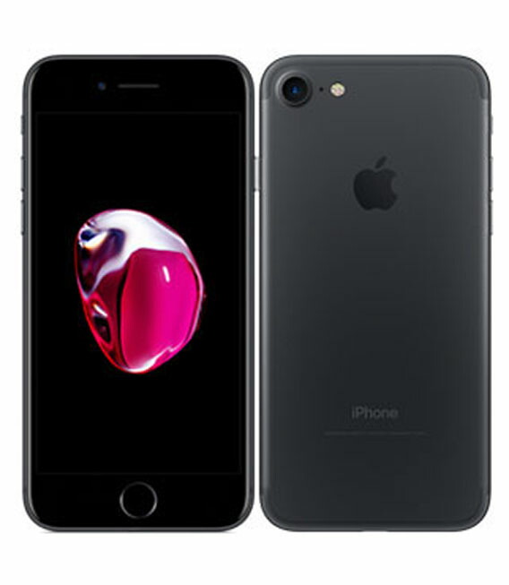 【中古】【楽になること引き受ける】 iPhone7[128GB] SIM鍵を掛ける取り消す au/UQ 黒いこと
