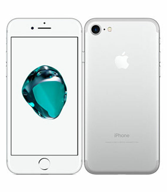 【中古】【楽になること引き受ける】 iPhone7[128GB] SIM鍵を掛ける取り消す au/UQ しろがね色