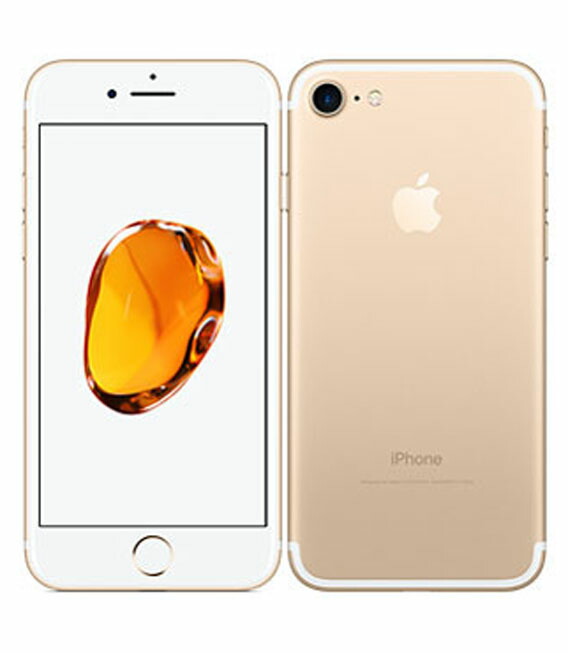 【中古】【楽になること引き受ける】 iPhone7[128GB] SIM無償性 ゴールド