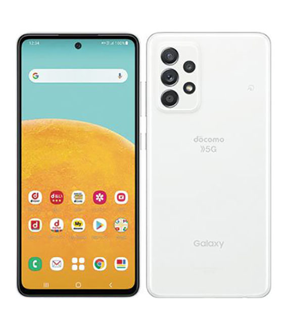 62%OFF!】 Galaxy A52 5G SC-53B 128GB docomo オーサムホワイト