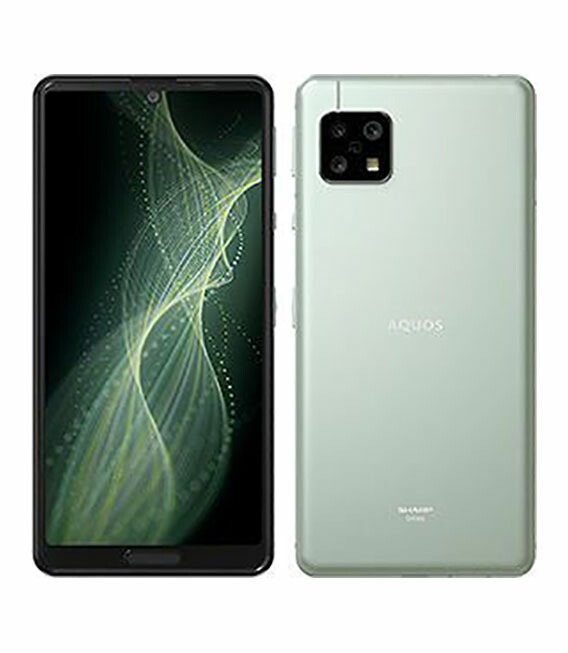 【中古】【安心保証】 AQUOS sense5G SHG03[64GB] UQモバイル オリーブシルバー