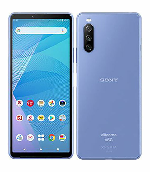 【中古】【安全性のある引き受ける】 Xperia 10 III SO-52B[128GB] docomo 青み