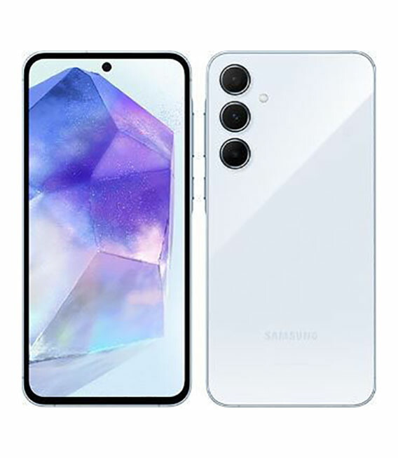 【中古】【安心保証】 Galaxy A55 5G SCG27[128GB] UQモバイル オーサムアイスブルー