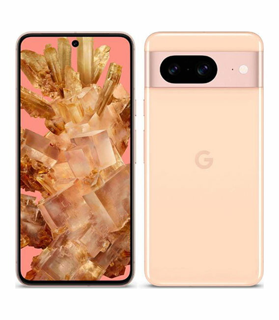 【中古】【安心保証】 Google Pixel 8[128GB] UQモバイル ローズ