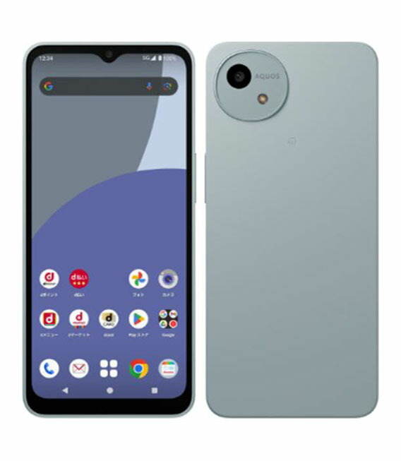 【中古】【楽になること引きうける】 AQUOS wish4 SH-52E[64GB] docomo 青碧
