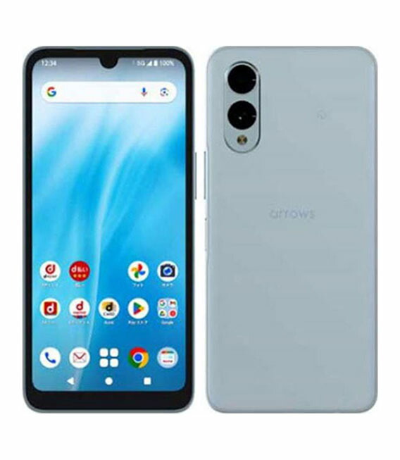 【中古】【安全性のある引き請ける】 arrows We2 F-52E[64GB] docomo ともし火青碧