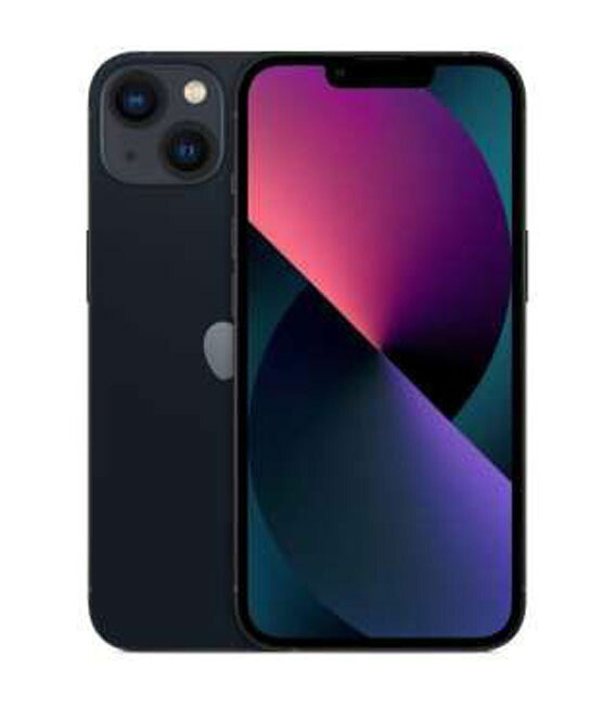 【中古】【安心保証】 iPhone13[256GB] au/UQ ミッドナイト