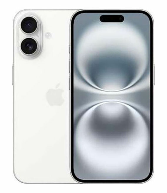 【中古】【楽になること引きうける】 iPhone16[128GB] SIM無償性 白いこと