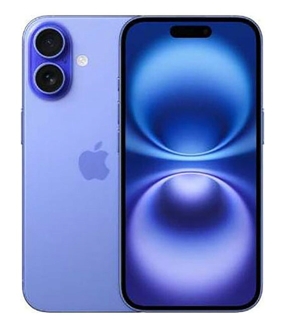 【中古】【安心保証】 iPhone16 Plus[128GB] au ウルトラマリン｜ゲオモバイル