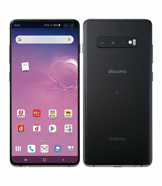 【中古】【安全性のある引き受ける】 Galaxy S10+ SC-04L[128GB] docomo プリズム黒いこと