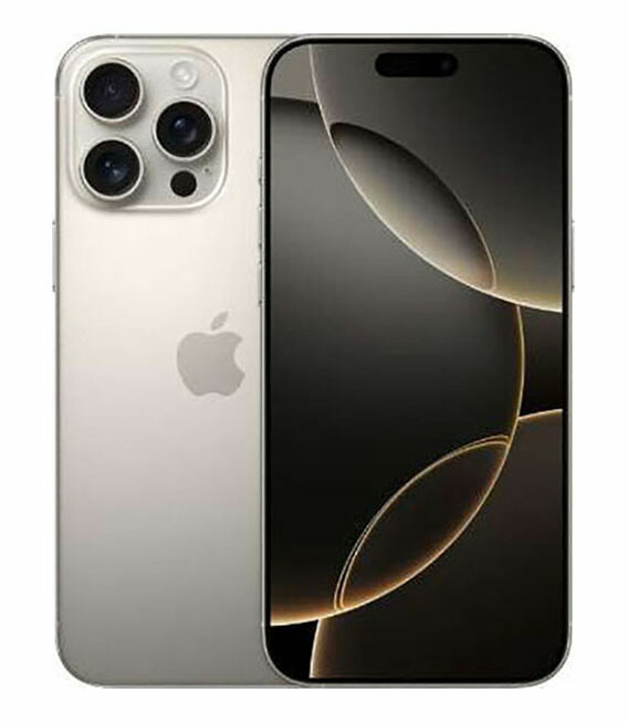 【中古】【安心保証】 iPhone16 Pro[1TB] au ナチュラルチタニウム
