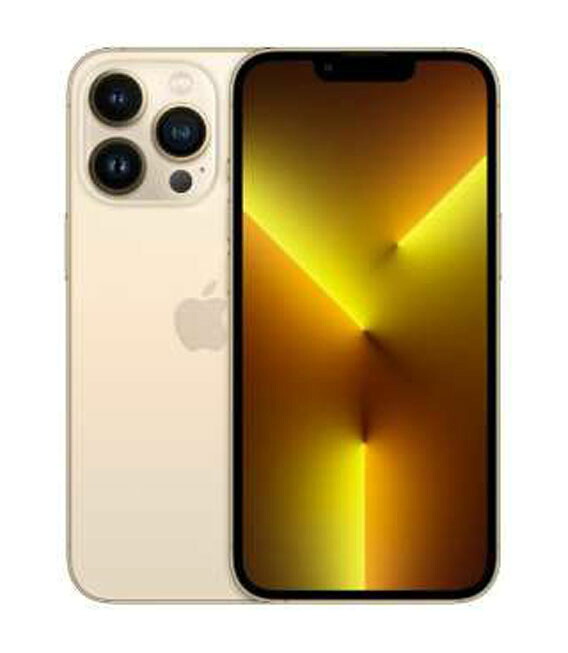 【中古】【安心保証】 iPhone13 Pro[512GB] SIMフリー ゴールド