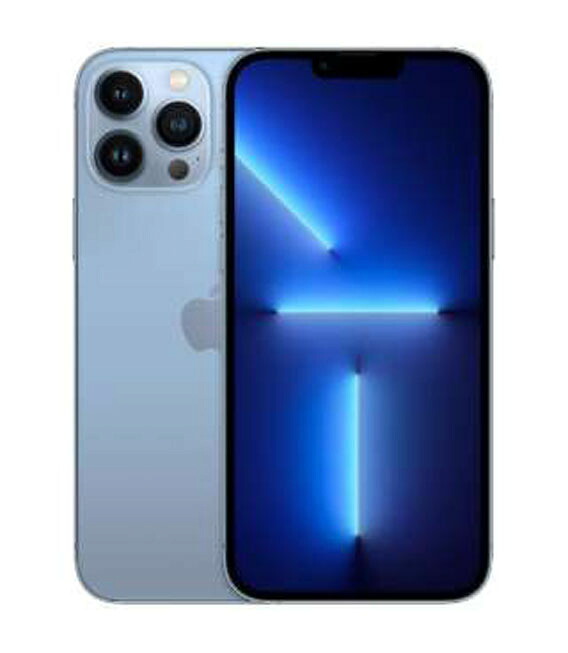 【中古】【安心保証】 iPhone13 Pro Max[256GB] au シエラブルー｜ゲオモバイル
