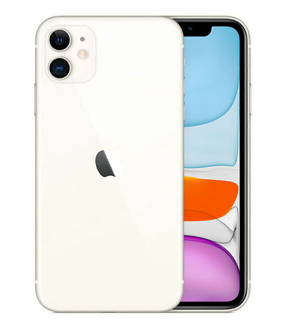 【中古】【安全性のある引き受ける】 iPhone11[64GB] au 白いこと
