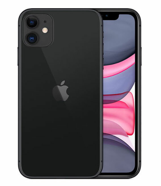 【中古】【安心保証】 iPhone11[256GB] au ブラック