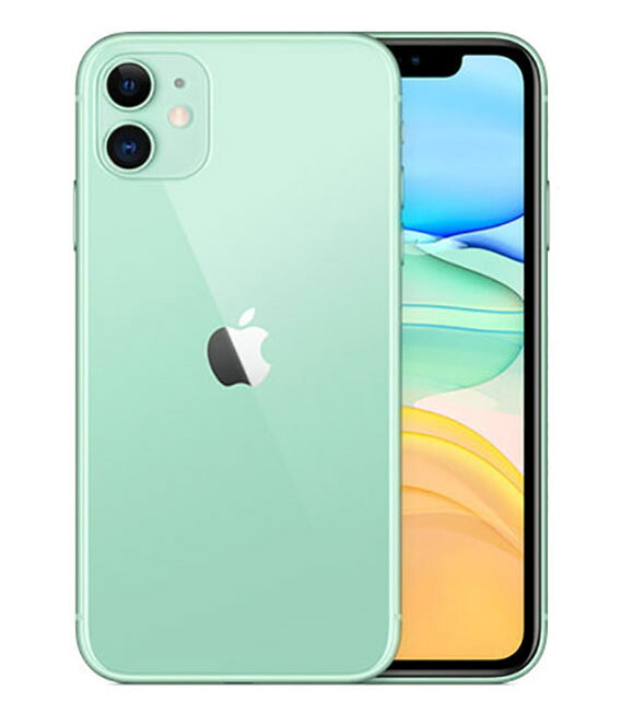 【中古】【安心保証】 iPhone11[128GB] SIMフリー グリーン