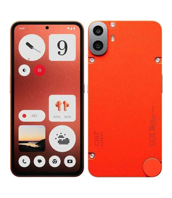 【中古】【安心保証】 CMF Phone 1 A015[128GB] SIMフリー オレンジ