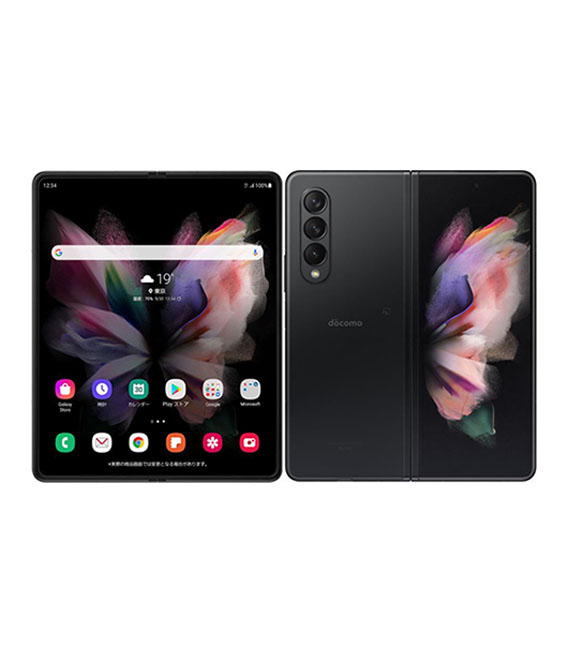 色移り有り Galaxy Z Fold3 5G ファントムブラック 256 GB docom