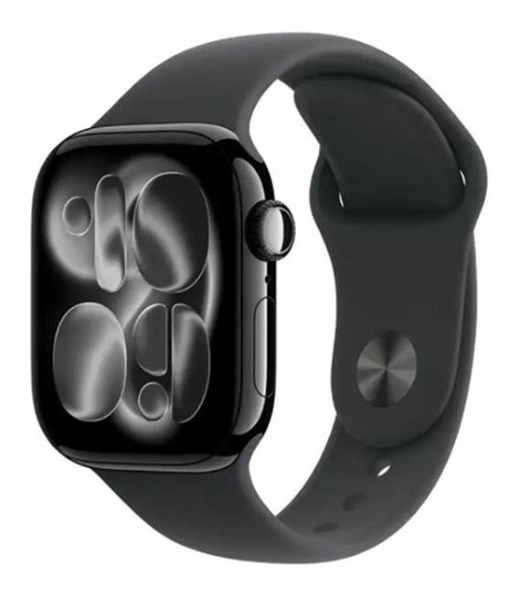 【中古】【安全性のある引き請ける】 Series11[42粍/セルラー]軽銀 ジェット機黒いこと Apple Watch