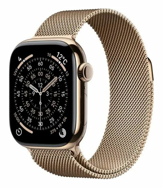 【中古】【楽になること引き受ける】 Series11[42粍/セルラー]チタン ゴールド Apple Watch