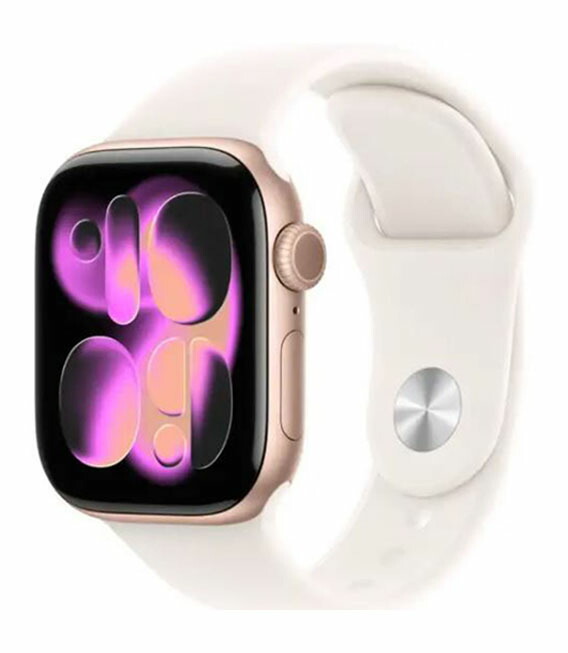 【中古】【安心保証】 Series11[42mm/GPS]アルミ ローズゴールド Apple Watch