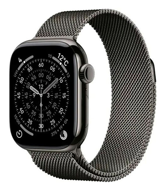 【中古】【楽になること引き受ける】 Series11[46粍/セルラー]チタン スレート Apple Watch